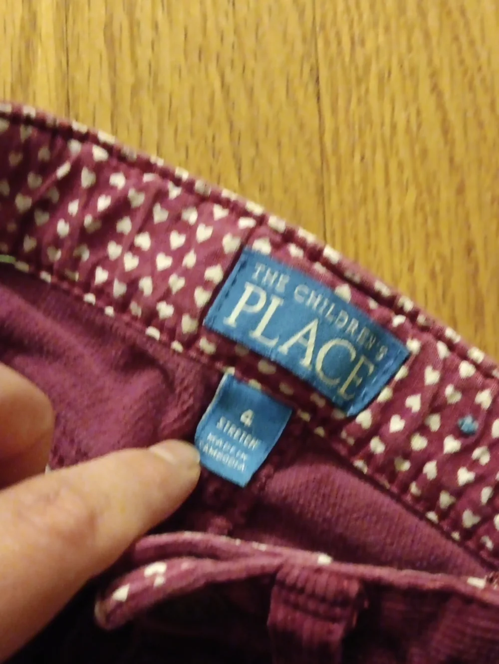 The Childrens Place soft corduroy